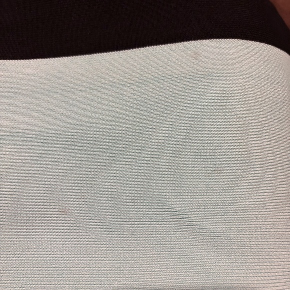 T by Alexander Wang Short Sleeve Dress Black Turquoise Small - Picture 6 of 7